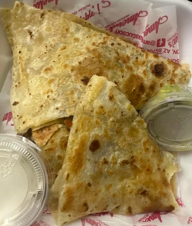 Carnitas Quesadilla.
