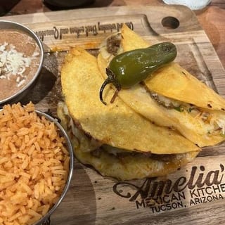 2 Quesabirrias w/Caldo